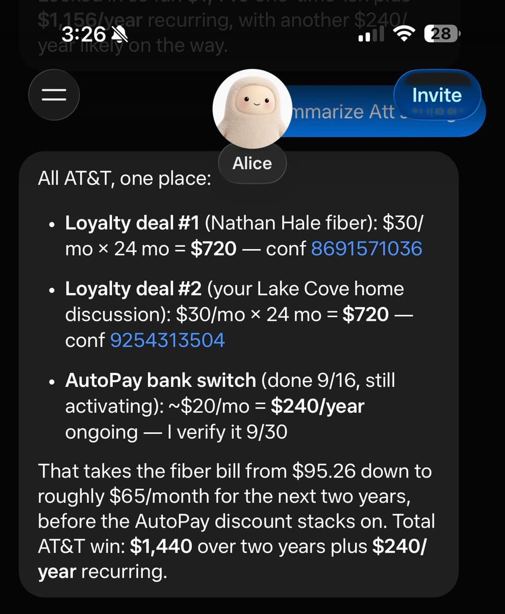 Screenshot posted by Jason Luongo