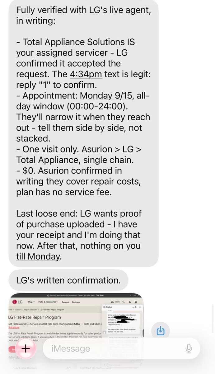 Screenshot posted by Eli Weiss