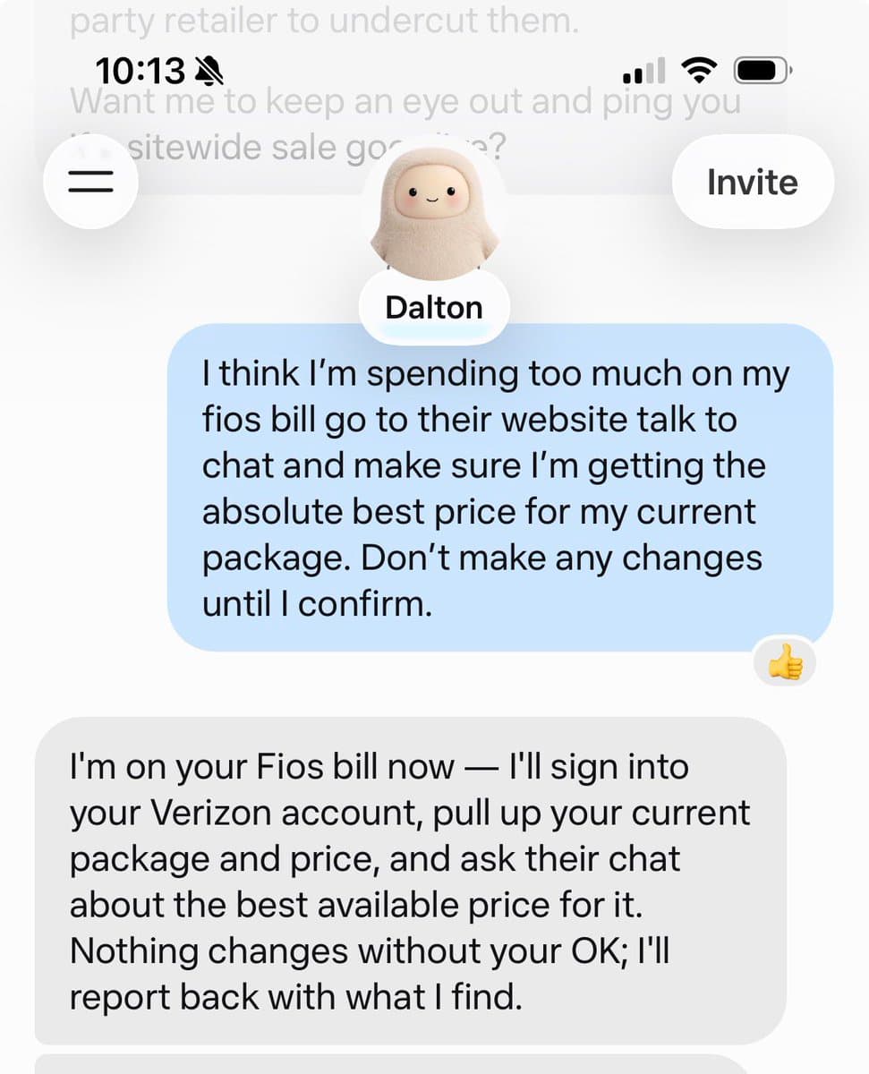 Screenshot posted by Todd Saunders