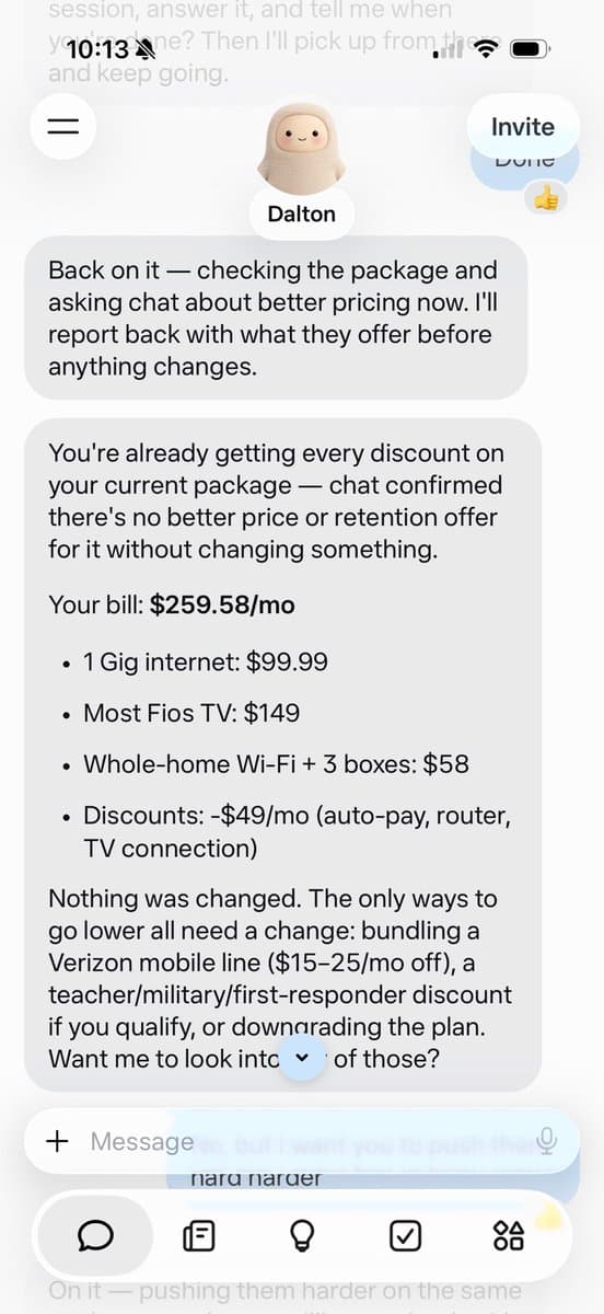 Screenshot posted by Todd Saunders